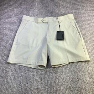 G/FORE Mens Golf Shorts Size 36 Stone Maverick‎ Modern Design Lightweight NWT